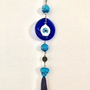 EVIL EYE HANGING CERAMIC ORNAMENTS